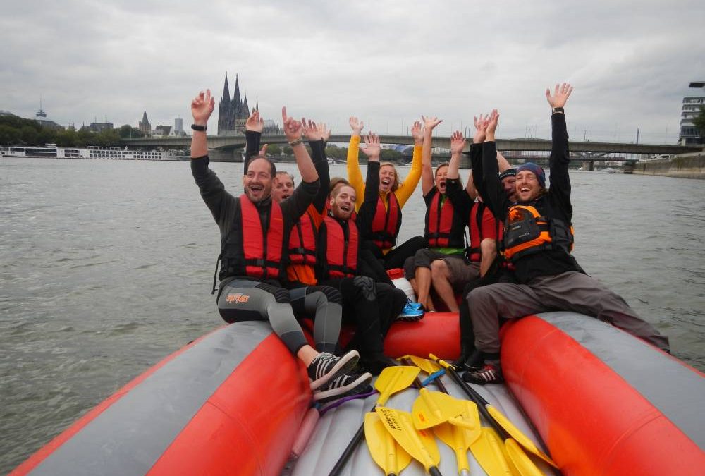 Raftingtour Rhein